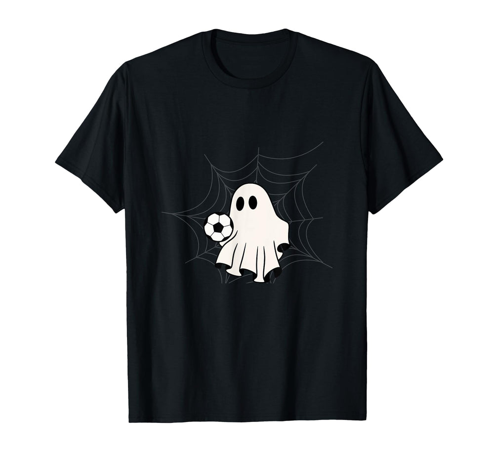 Ghost Playing Soccer Soccer Team Soccer T-Shirt - Unique Graphic Unisex