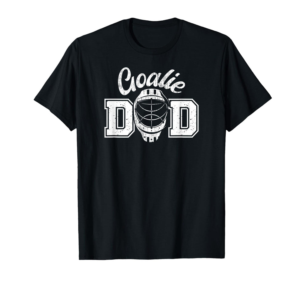 Ice Hockey Goalie Dad Proud Ice Hockey T-Shirt - Trendy Graphic Unisex