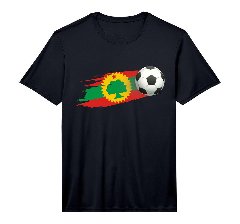 Oromia Soccer Ball Oromia Flag T-Shirt - Aesthetic Graphic Men Women