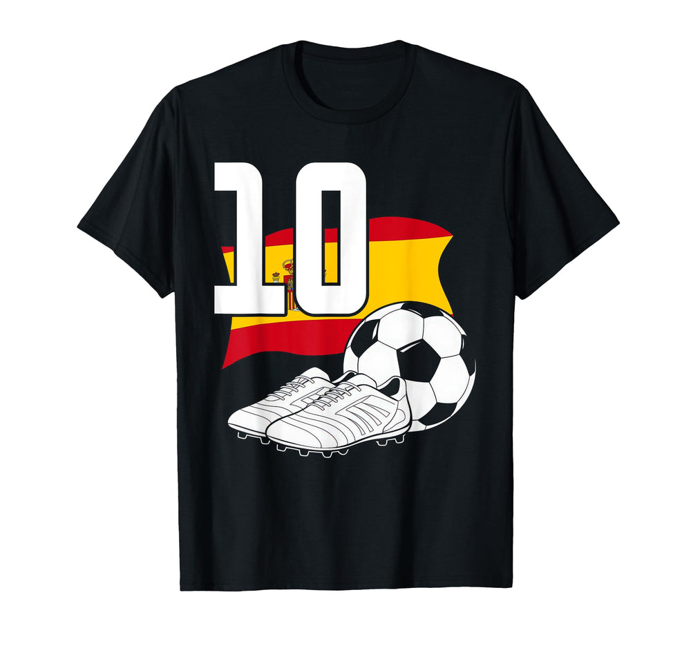 Spain Gift Bor Espana Football Soccer T-Shirt - Unique Graphic Men Women