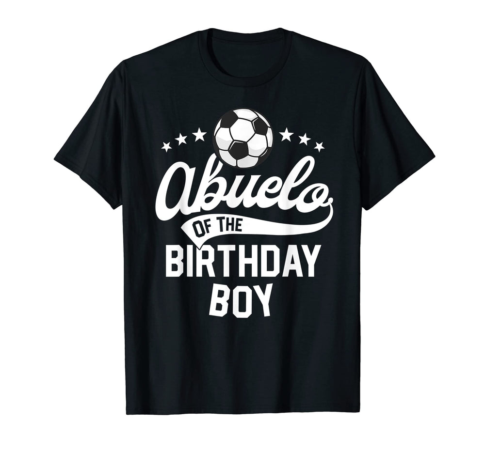 Abuelo Birthday Soccer Themed T-Shirt - Casual Everyday Wear for Adults