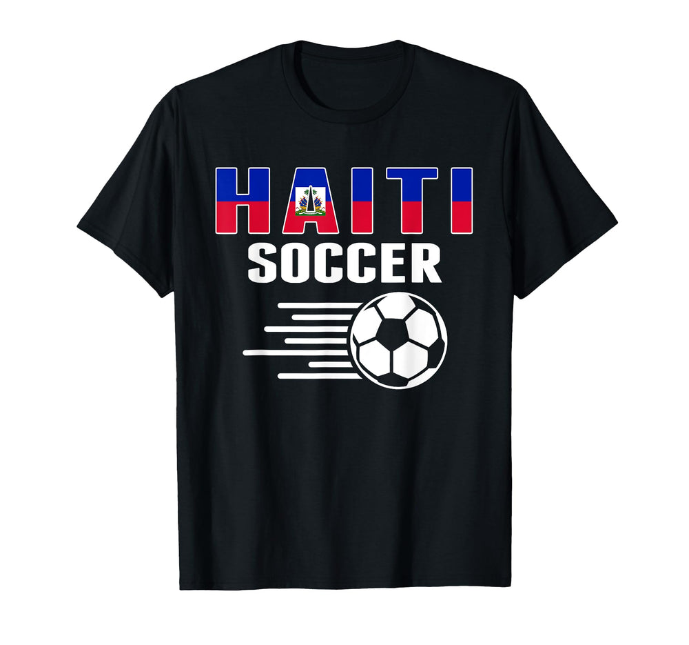 Proud Haiti Soccer Fans Jersey Support T-Shirt - Unique Graphic for Adults