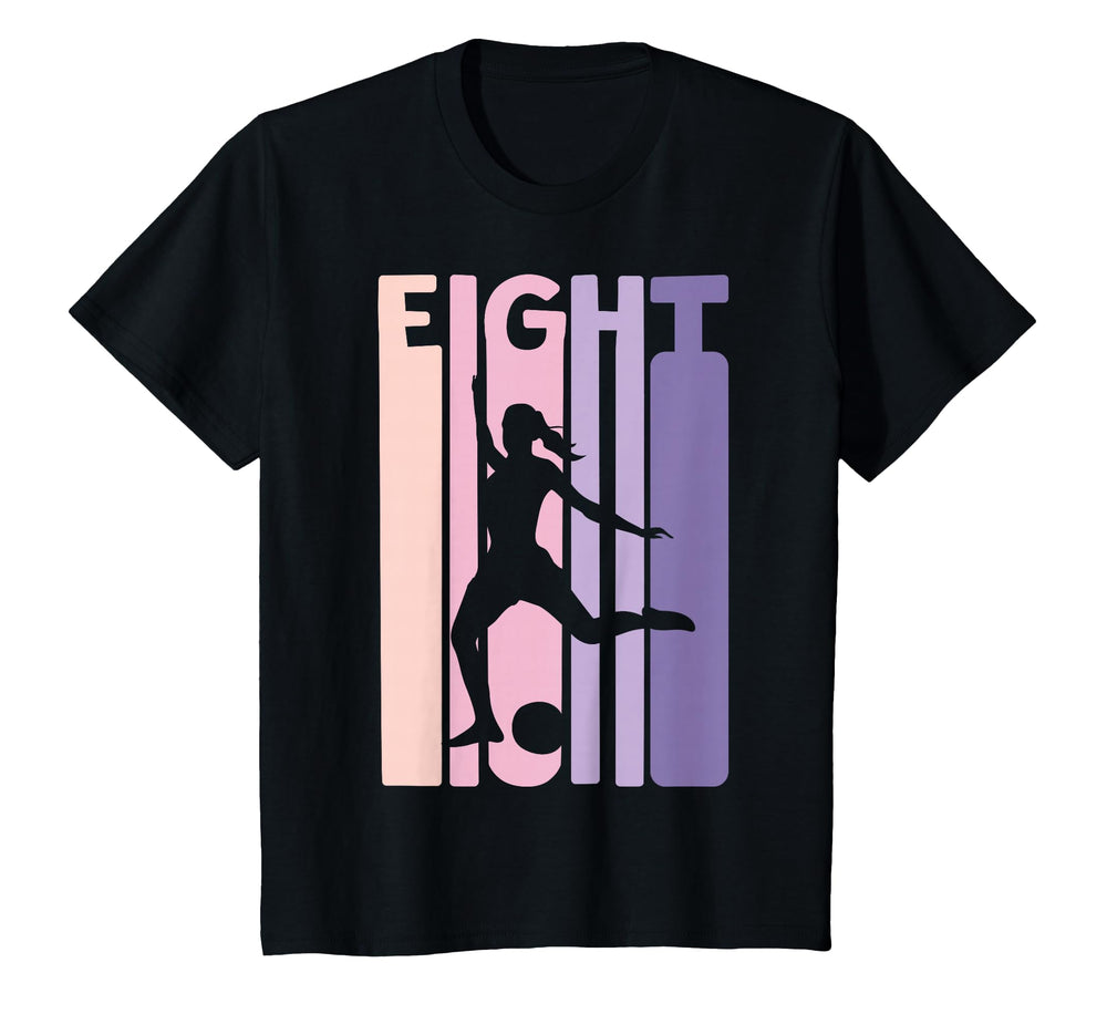 8 Years Soccer Gift 8Th Birthday T-Shirt - Unique Graphic Men Women