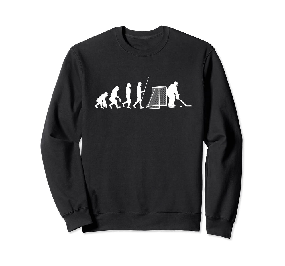 Ice Hockey Goalkeeper Goaltender Sweatshirt - Fun Novelty Design Men Women