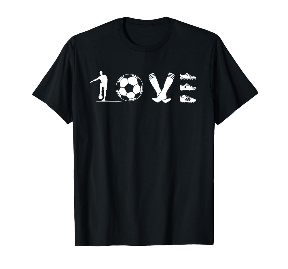 Soccer Love Gift Football Player Teens T-Shirt - Unique Graphic Men Women