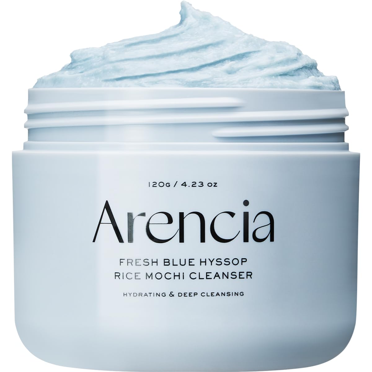 Arencia Fresh Blue Hyssop Rice Mochi Cleanser - Snipetell