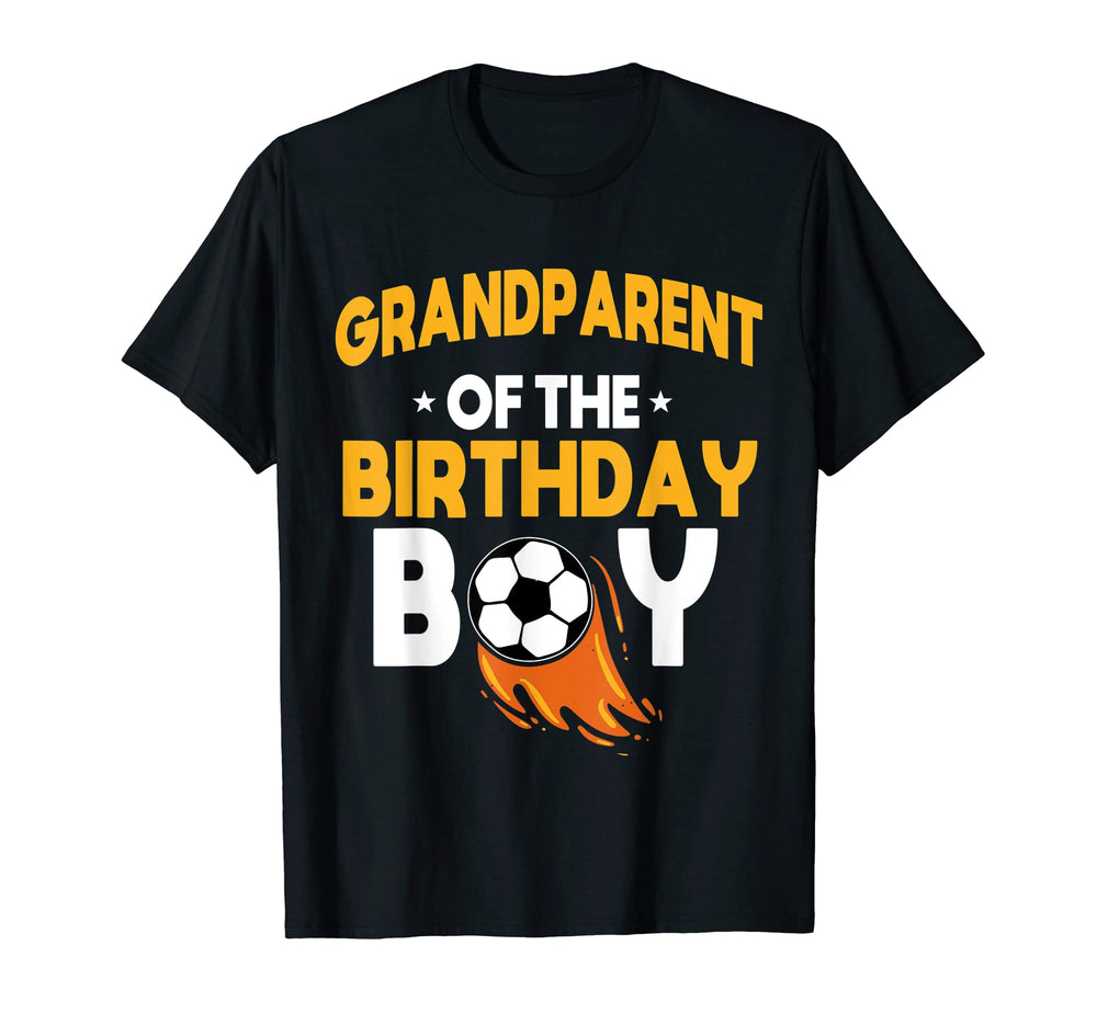 Grandparent Birthday Soccer Ball T-Shirt - Custom Art Print for Adults