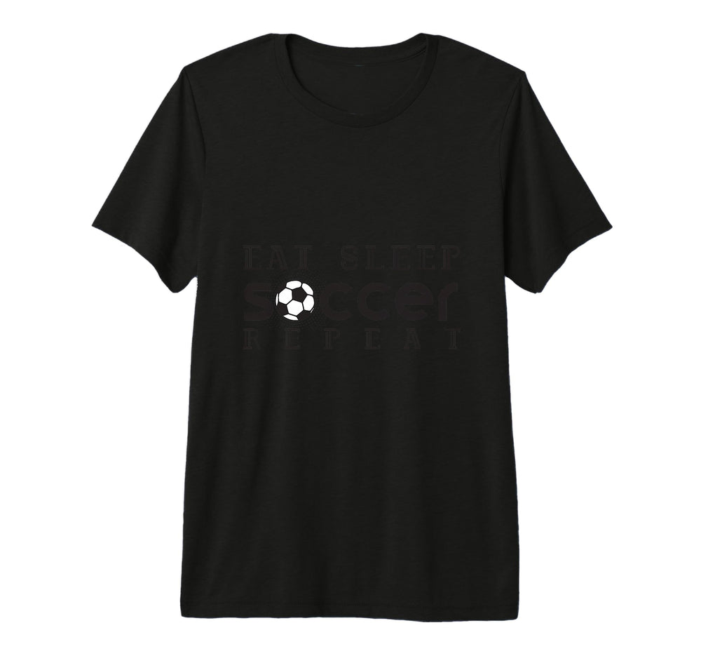 Eat Sleep Soccer Repeat Goalkeeper T-Shirt - Minimalist Print Men Women