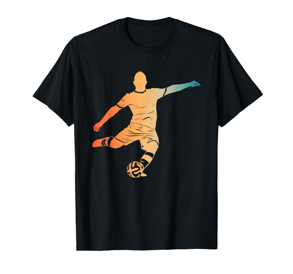 Silhouette Soccer Player Goalkeeper T-Shirt - Minimalist Print Men Women