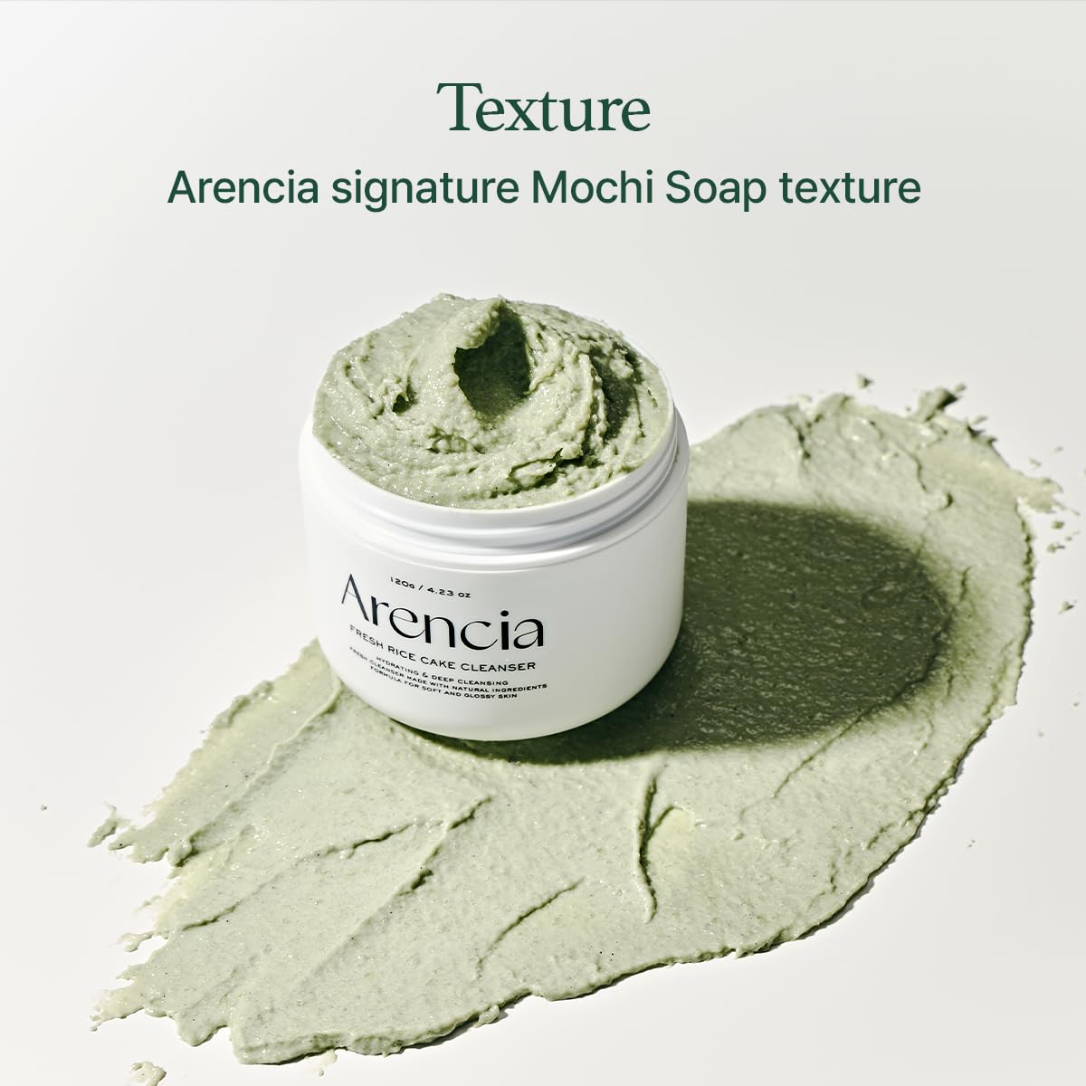 Arencia Fresh Green Rich Mochi Cleanser - Snipetell