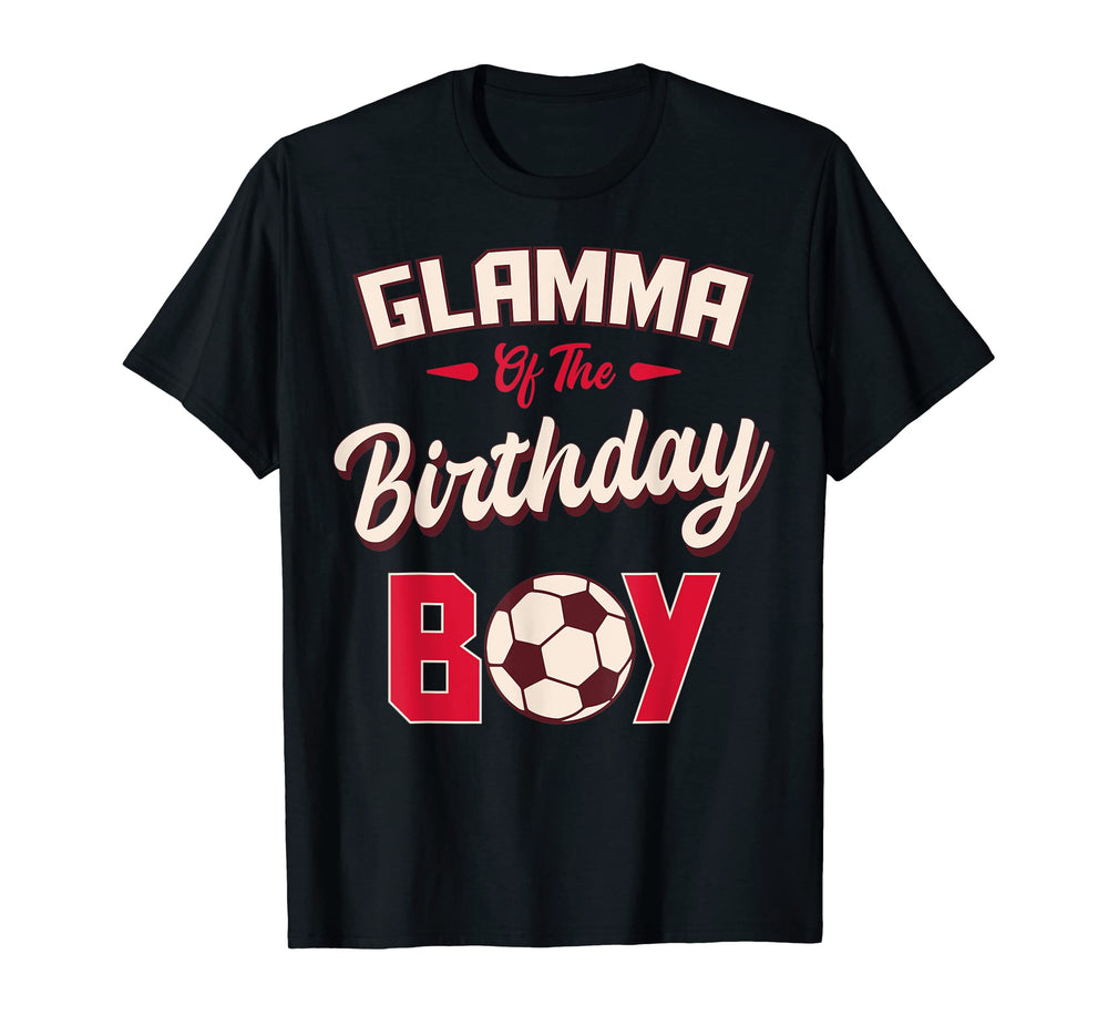Glamma Birthday Soccer Player T-Shirt - Casual Everyday Wear for Adults