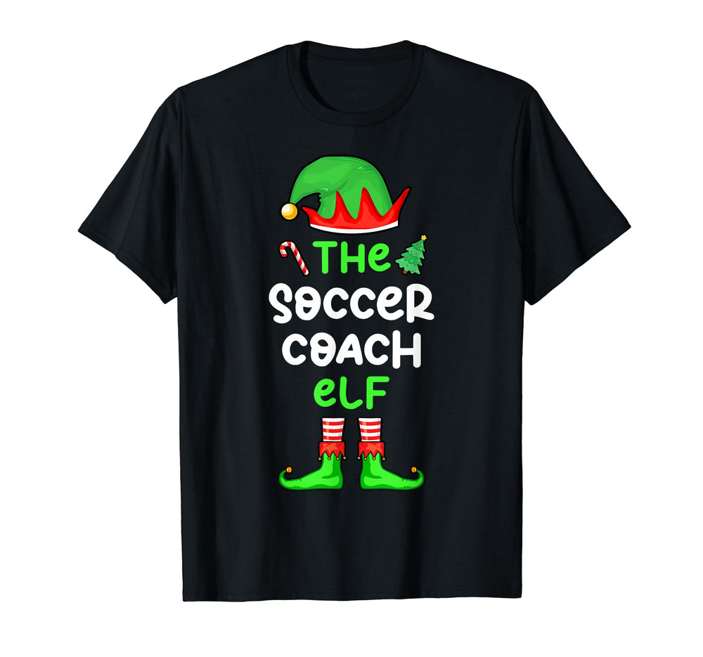 Im Soccer Coach Elf Matching Pajama T-Shirt - Custom Art Print for Adults