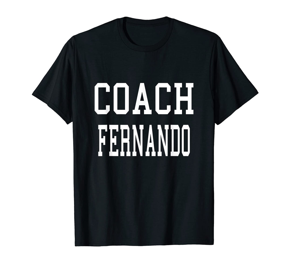 Coach Fernando Custom Football Soccer T-Shirt - Streetwear Style Unisex