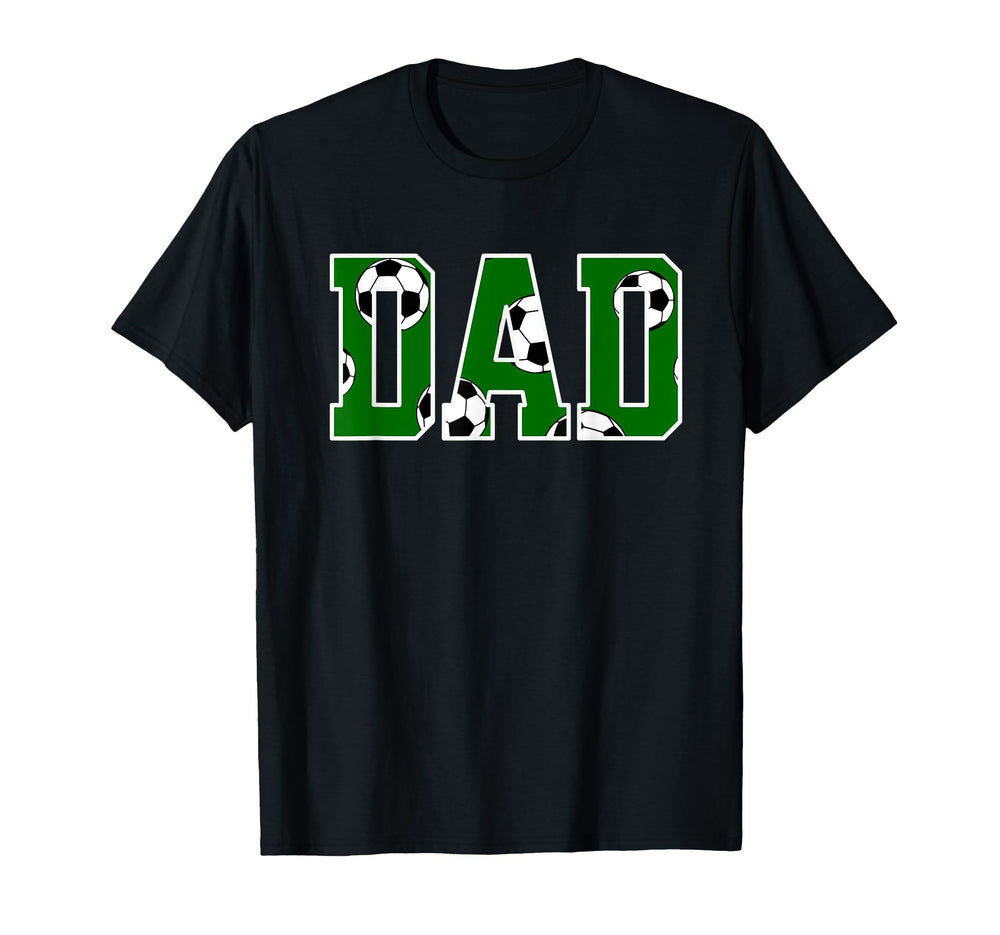 Soccer Dad Proud Fathers Fans Coaches T-Shirt - Minimalist Print Men Women