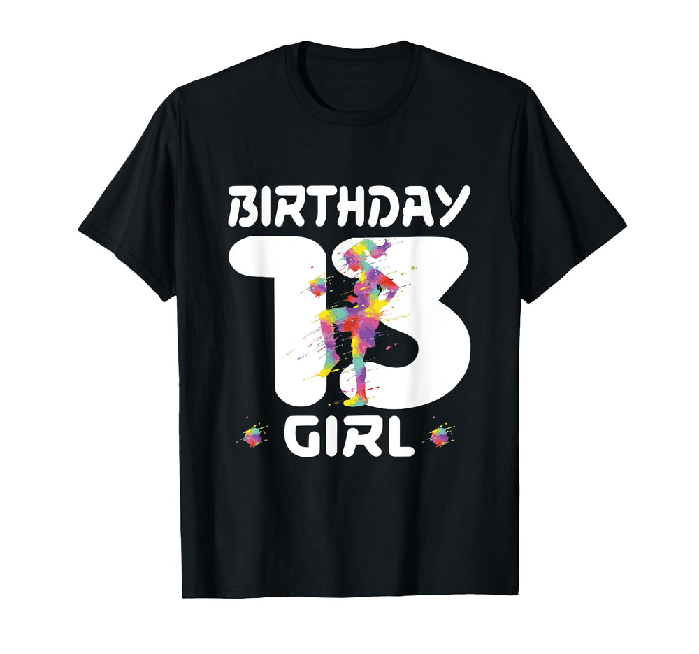 13Th Birthday Soccer Thirteen 13 T-Shirt - Casual Everyday Wear Men Women