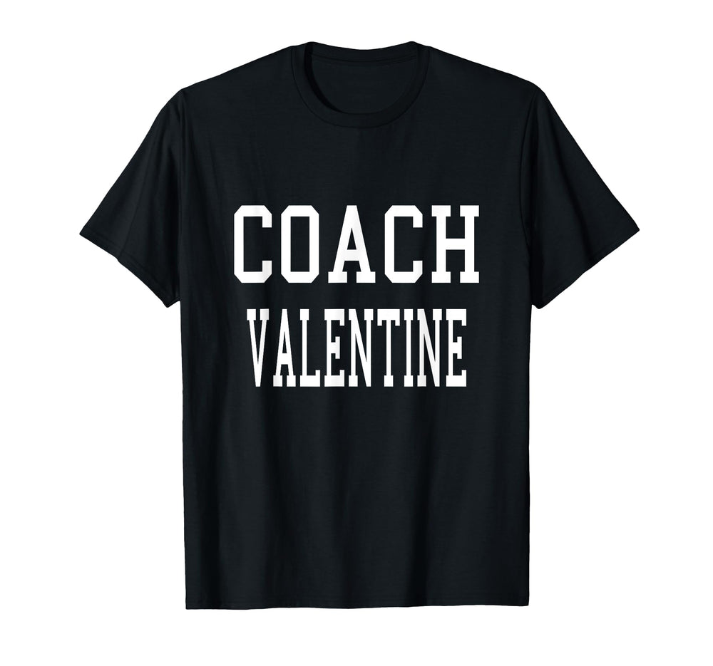 Coach Valentine Custom Football T-Shirt - Aesthetic Graphic for Adults