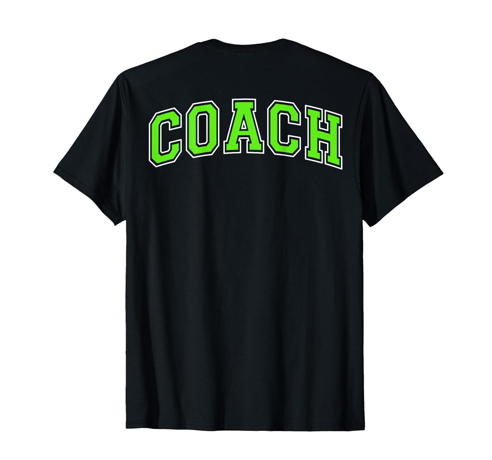 Coach Sports Trainer Lime Green T-Shirt - Casual Everyday Wear Unisex
