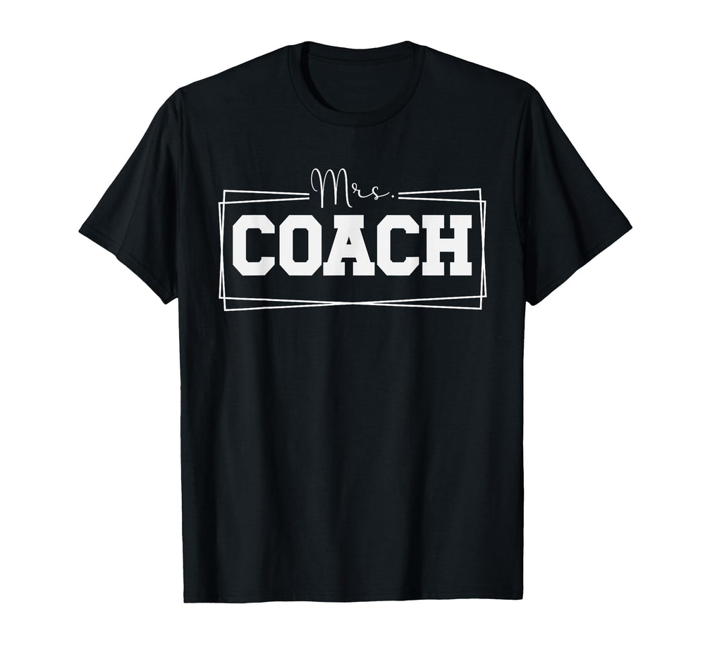 Mrs Coach Soccer Coachs Wife Soccer T-Shirt - Streetwear Style Unisex