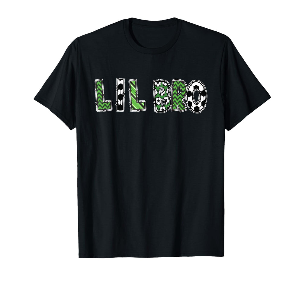 Soccer Brother Lil Bro Birthday Party T-Shirt - Unique Graphic for Adults