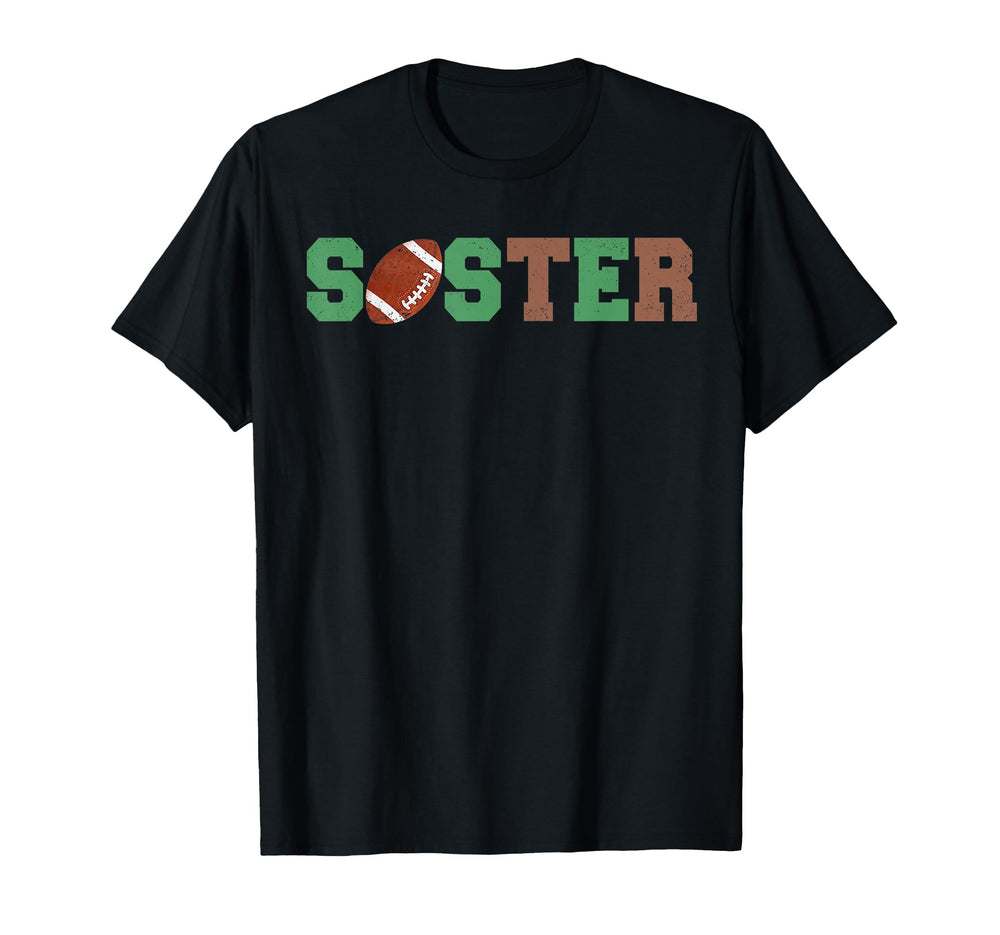 Sister 1 Year Old Football First Birthday T-Shirt - Unique Graphic Unisex