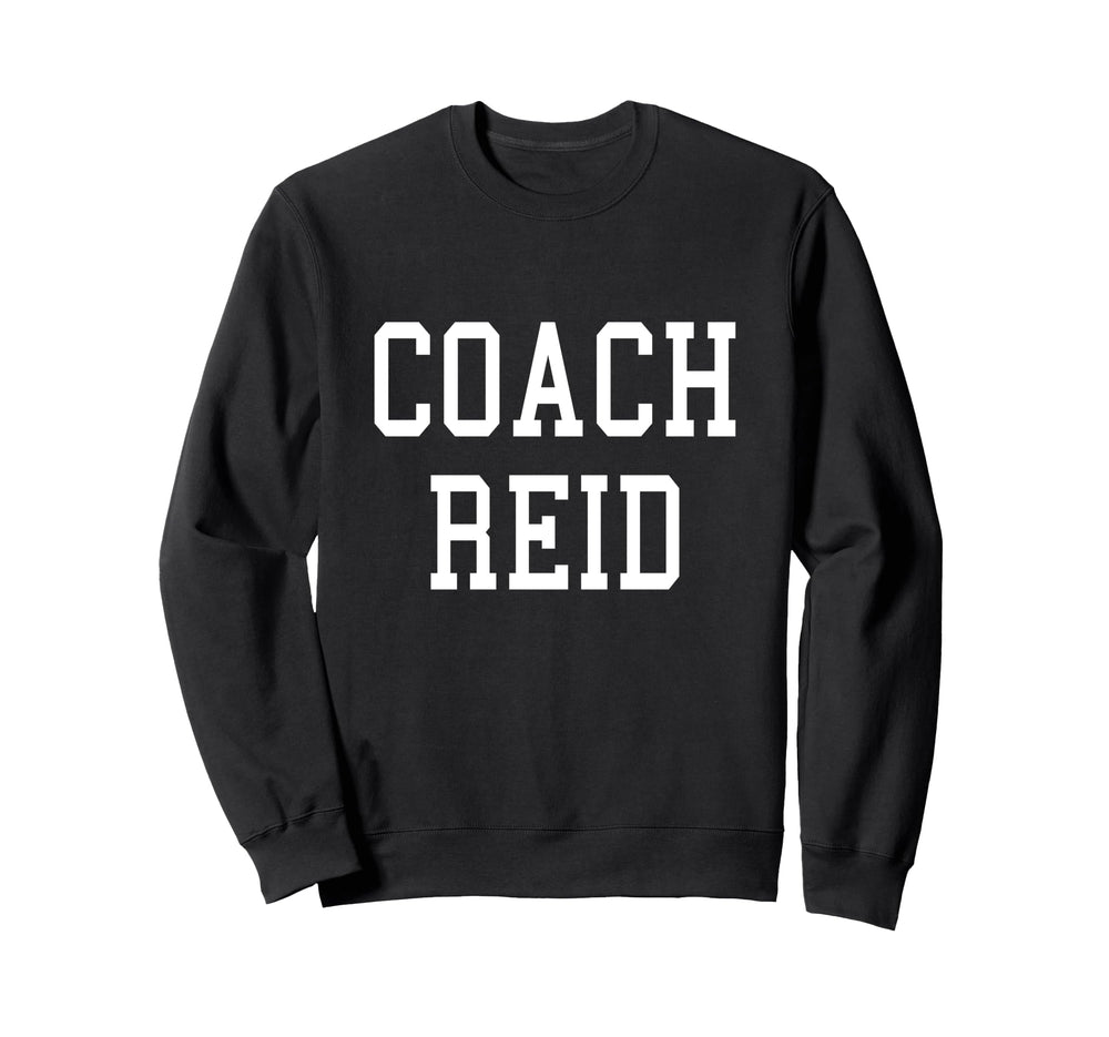 Coach Reid Custom Soccer Baseball Sweatshirt - Minimalist Print Men Women