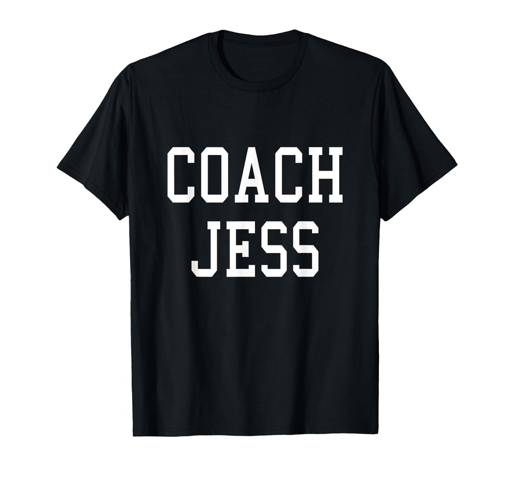 Coach Jess Custom Football Soccer T-Shirt - Graphic Print for Adults
