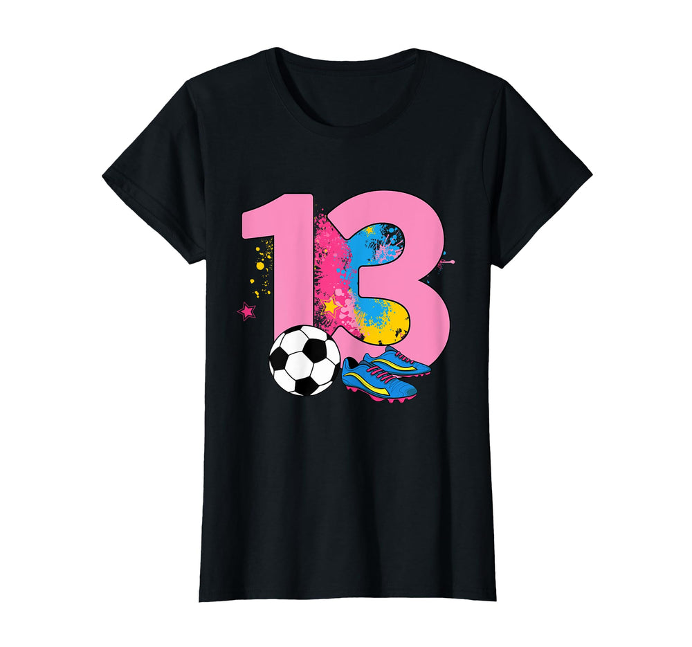 13Th Birthday Soccer Player Football T-Shirt - Streetwear Style for Adults