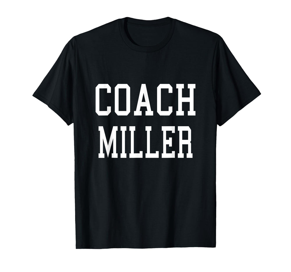 Coach Miller Custom Football T-Shirt - Casual Everyday Wear for Adults