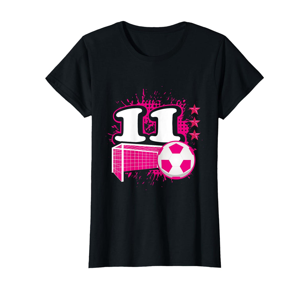11Th Birthday Soccer Player Football T-Shirt - Casual Everyday Wear Unisex