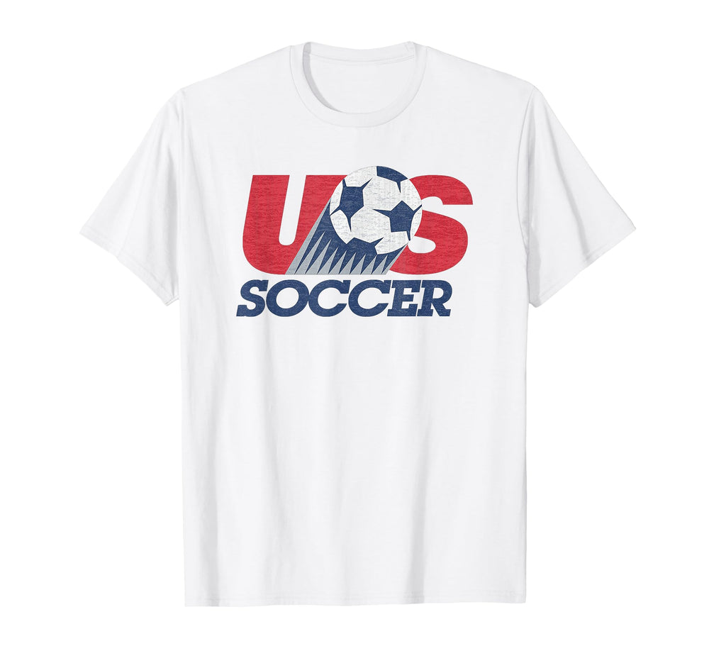 Usa Soccer T-Shirt - Graphic Print Unisex
