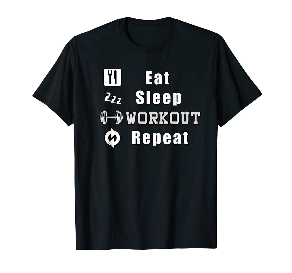 Workout Gym Fitness Motivational T-Shirt - Graphic Print Men Women