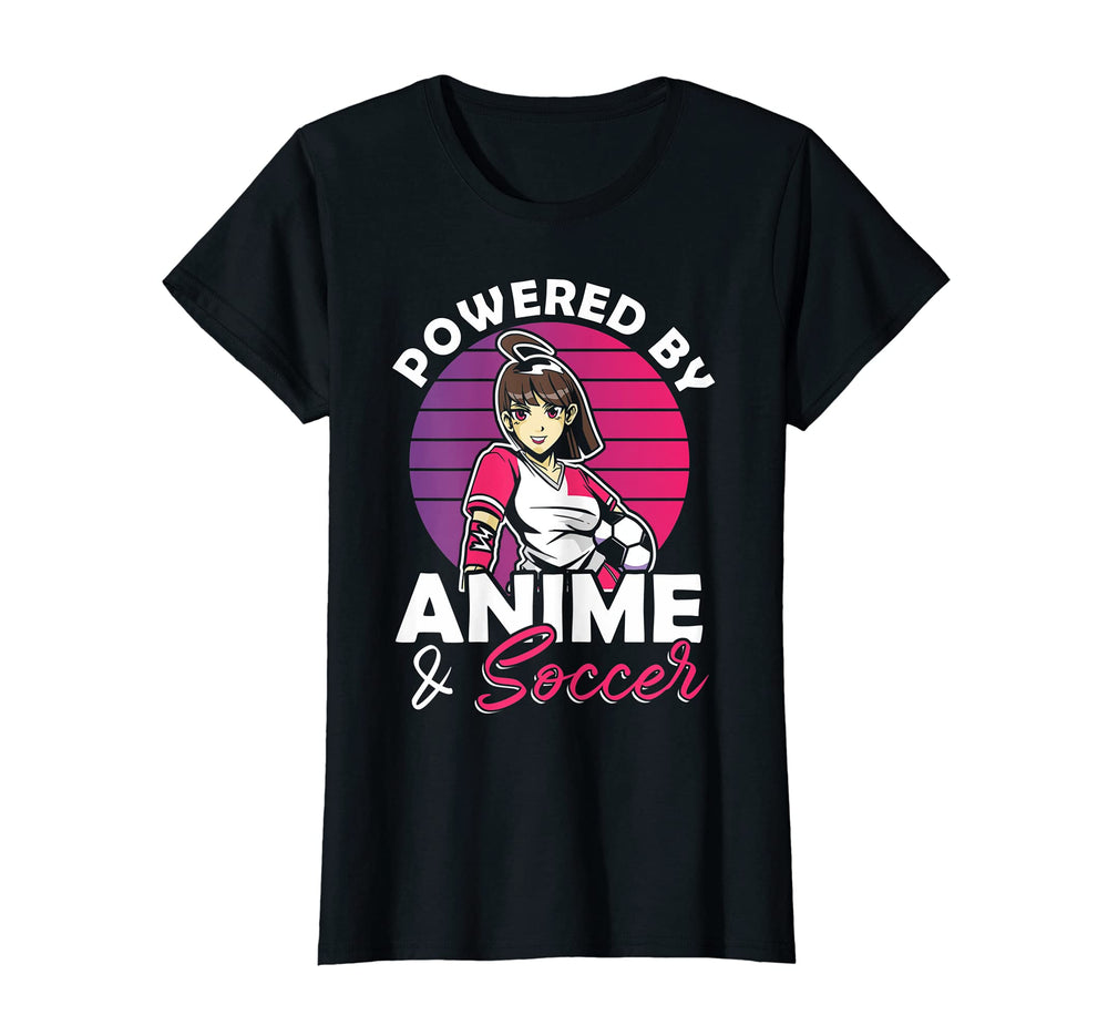 Powered Anime Soccer Anime T-Shirt - Unique Graphic Unisex