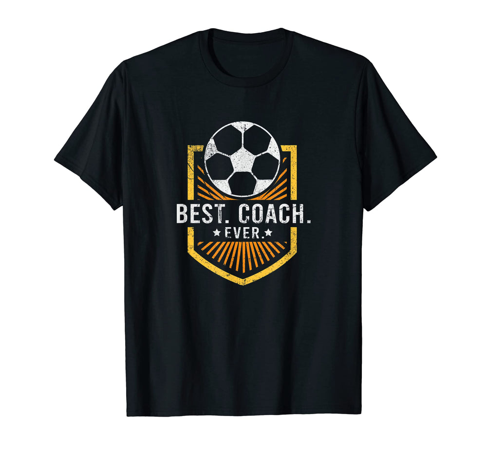 Best Coach Ever Soccer Coach T-Shirt - Graphic Print for Adults