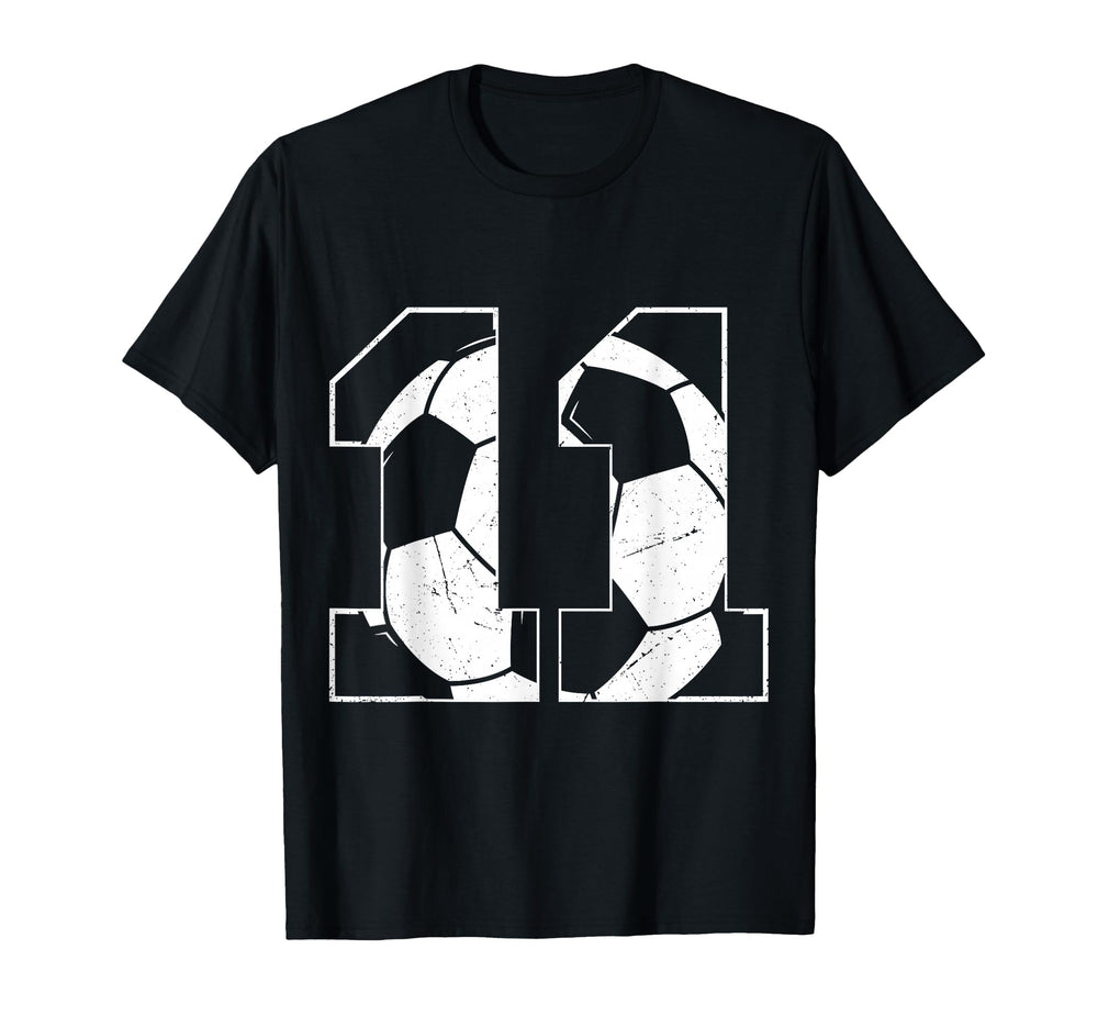 11Th Birthday Soccer Player Football T-Shirt - Streetwear Style Men Women