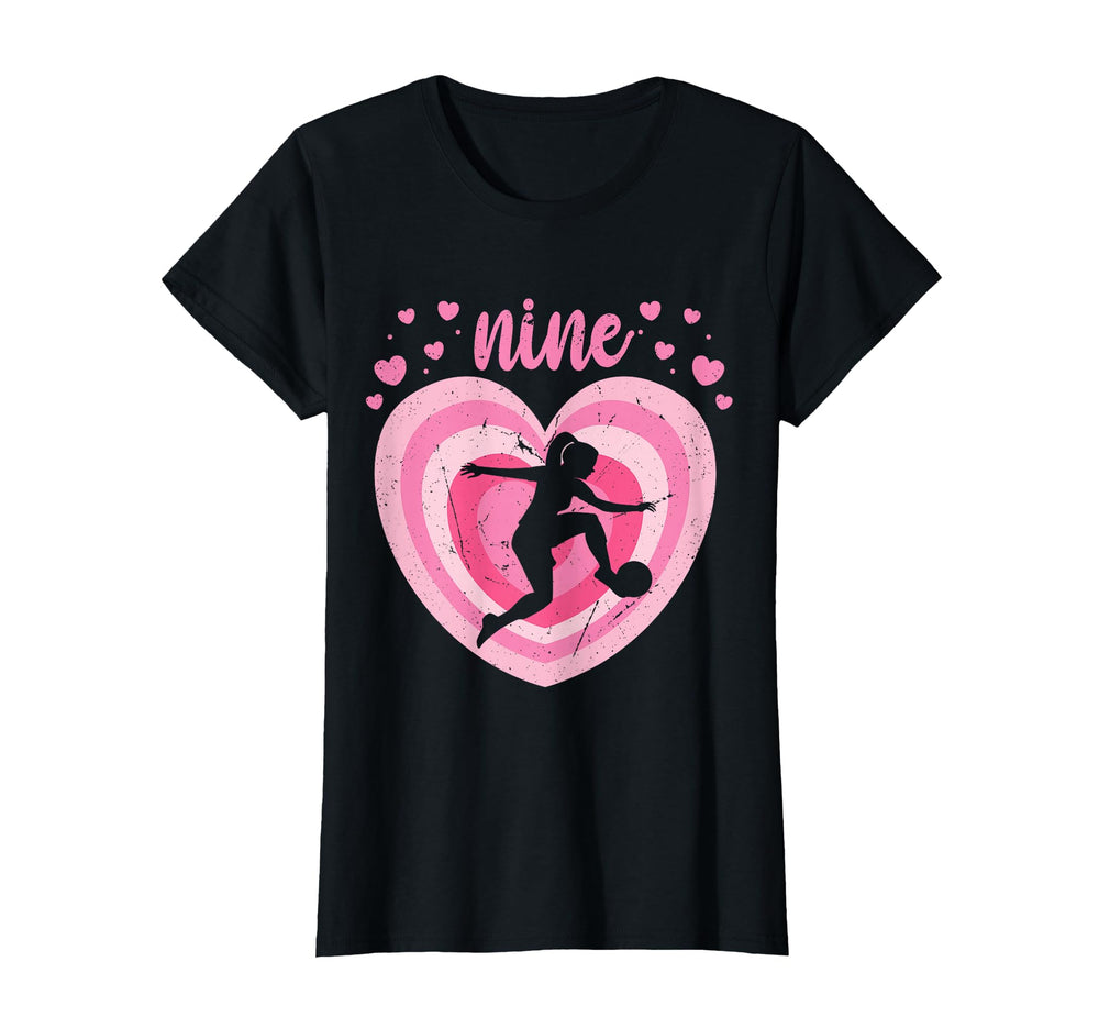 9 Year Old Soccer Birthday 9Th B Day T-Shirt - Graphic Print Unisex