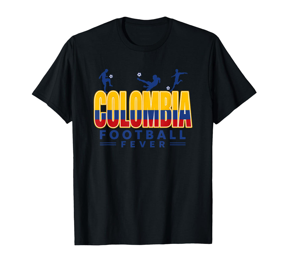 Colombia Football Fever 2026 T-Shirt - Fun Novelty Design for Adults