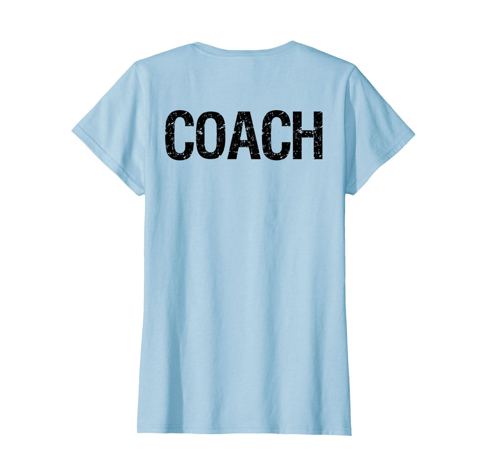 Coach Back Coaches Soccer Baseball T-Shirt - Graphic Print for Adults
