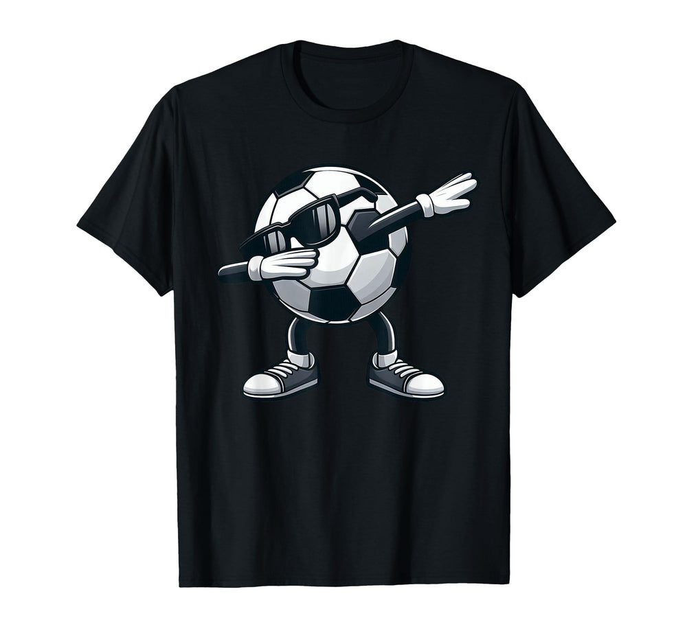 Dabbing Soccer Ball Soccer Sports T-Shirt - Streetwear Style for Adults