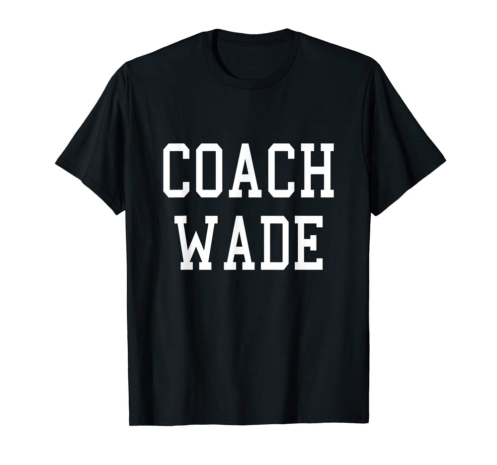 Coach Wade Custom Football Soccer T-Shirt - Graphic Print for Adults