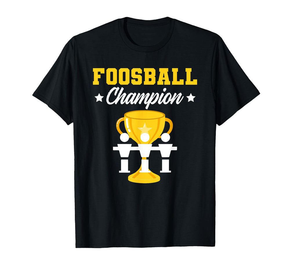 Foosball Champion Game Hobby Soccer T-Shirt - Novelty Apparel for Adults