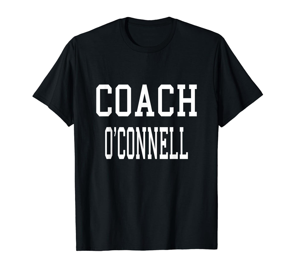 Coach Oconnell Custom Football Soccer T-Shirt - Unique Graphic Men Women