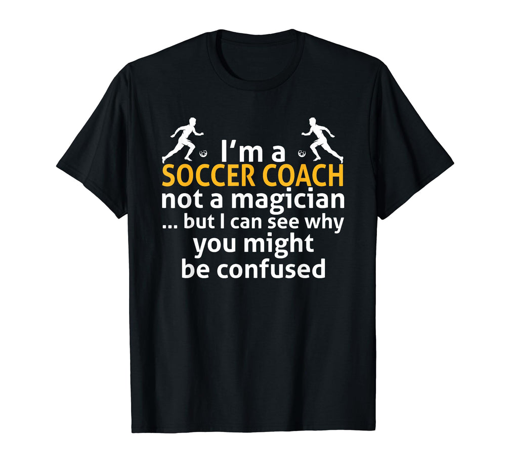 Soccer Coaching Training Trainer T-Shirt - Novelty Apparel for Adults