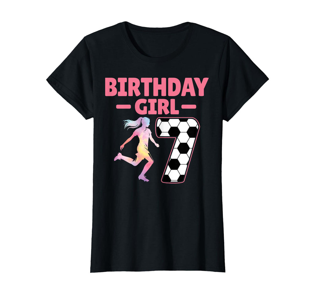7Th Birthday Party Soccer Lover Birthday T-Shirt - Streetwear Style Unisex
