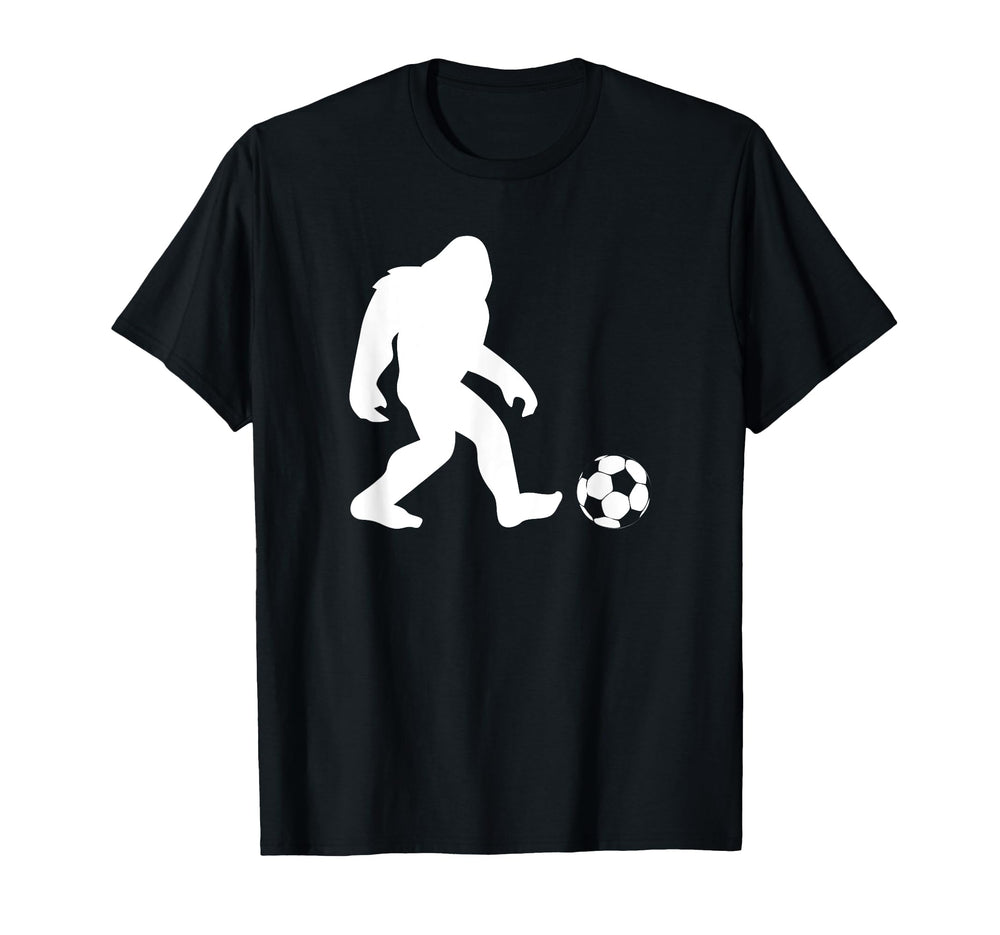 Soccer Bigfoot Funny Team Sasquatch Gift T-Shirt - Graphic Print Unisex