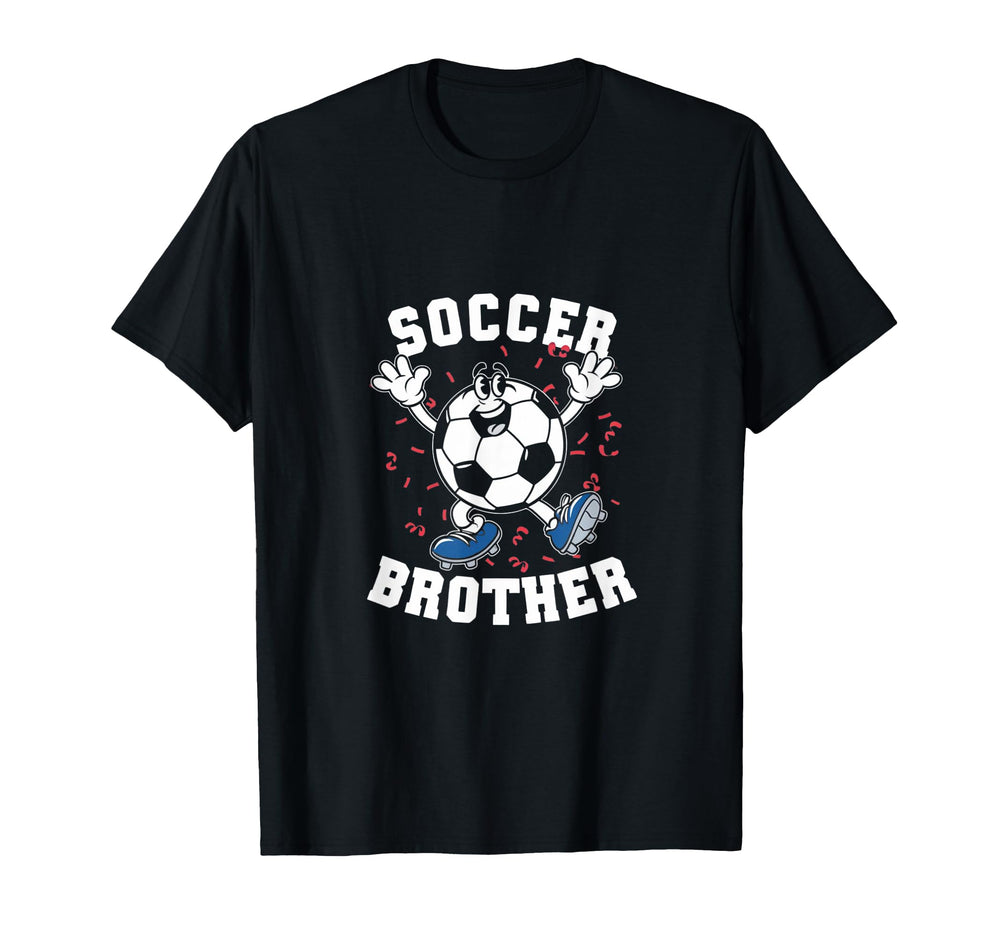 Soccer Brother Match Football Game T-Shirt - Graphic Print for Adults