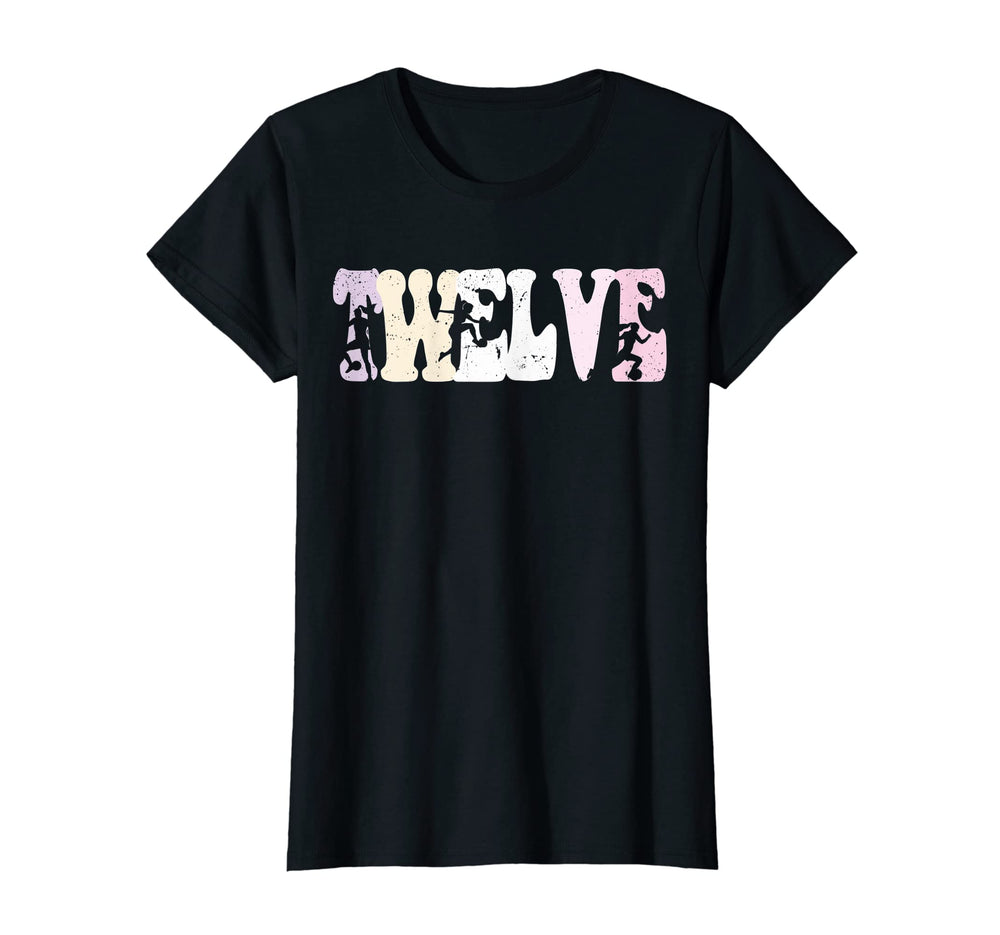 12 Year Old Soccer Birthday 12Th B Day T-Shirt - Graphic Print Unisex