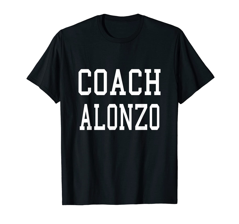 Coach Alonzo Custom Football Soccer T-Shirt - Unique Graphic for Adults