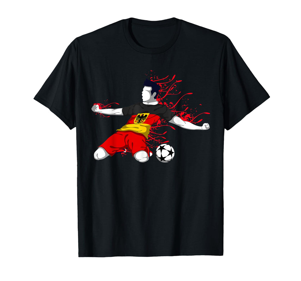 Germany Soccer Fans Jersey German Football T-Shirt - Graphic Print Unisex