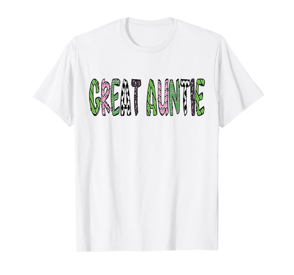 Soccer Great Auntie Funny Soccer T-Shirt - Aesthetic Graphic Unisex