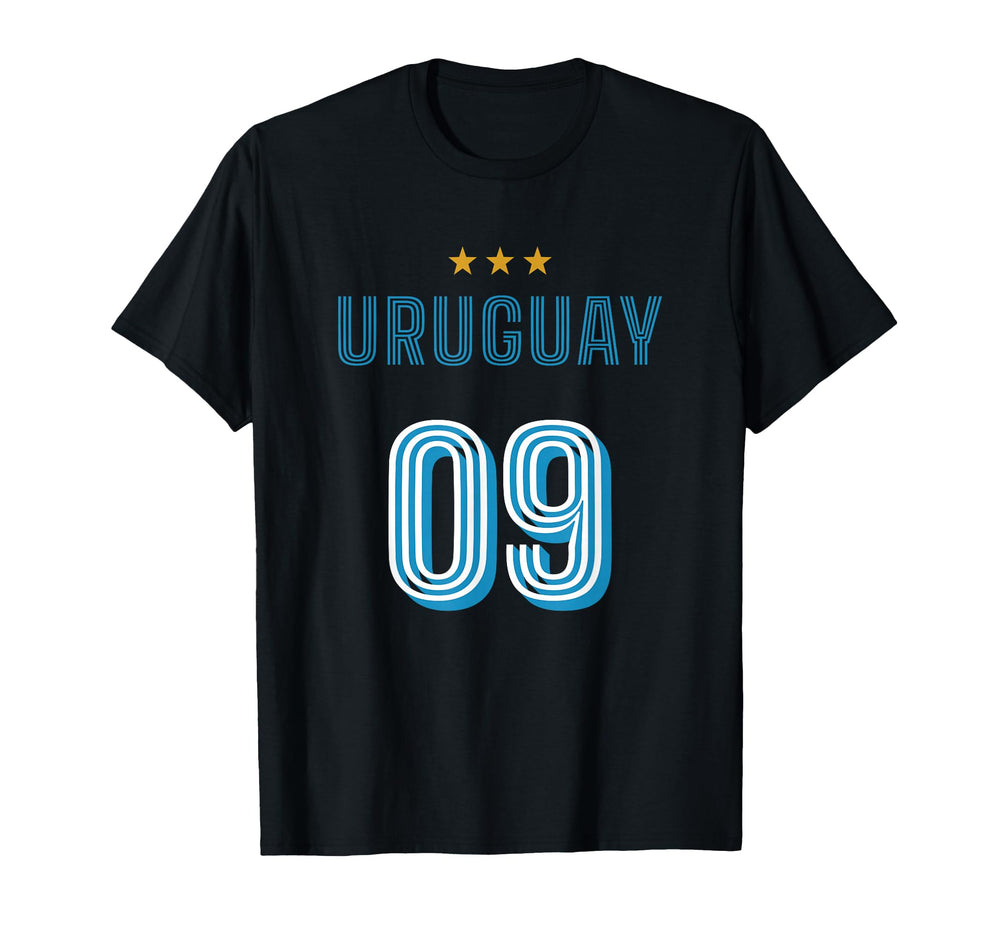 Uruguay Soccer 09 Football Game Fan T-Shirt - Casual Everyday Wear Unisex